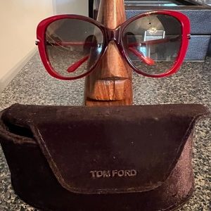 Red !!! HOT Tom Ford glasses made in Italy